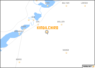 map of Kindil Chiro