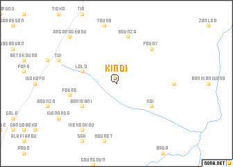 map of Kindi