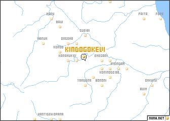 map of Kindogokevi