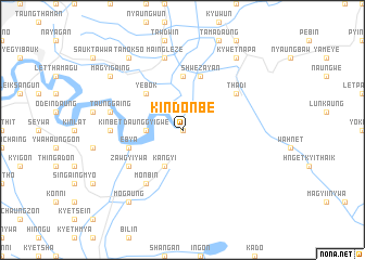 map of Kindonbe