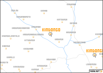 map of Kindongo