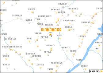 map of Kindouoga