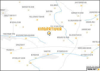 map of Kindrativka