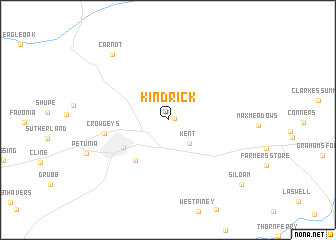map of Kindrick