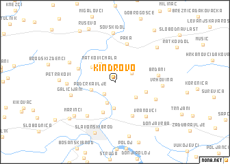 map of Kindrovo