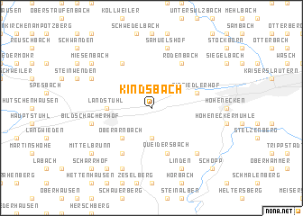 map of Kindsbach