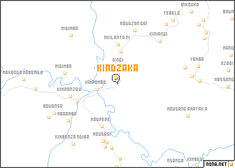 map of Kindzaka