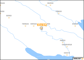 map of Kinegi