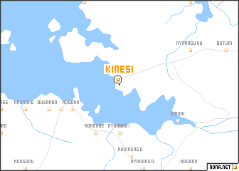 map of Kinesi