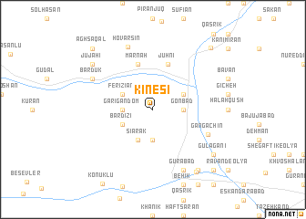 map of Kīnesī
