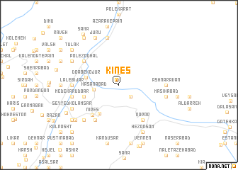 map of Kīnes