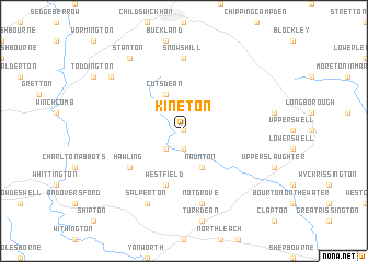 map of Kineton