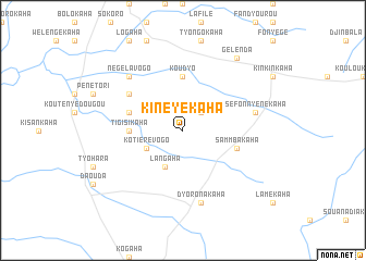 map of Kinéyèkaha