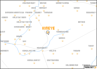 map of Kineye