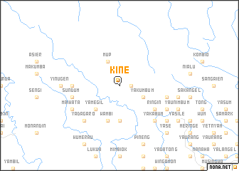 map of Kine