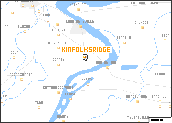 map of Kinfolks Ridge