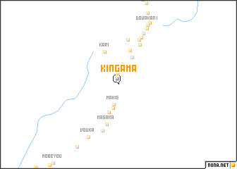 map of Kingama