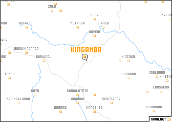 map of Kingamba