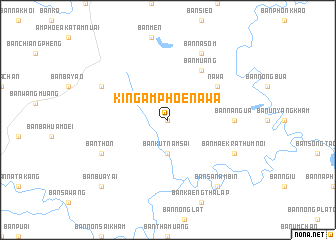 map of King Amphoe Na Wa