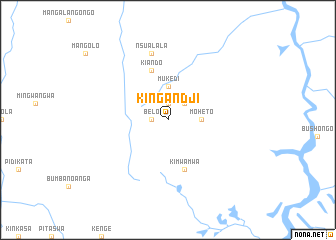 map of Kingandji