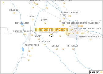 map of King Arthur Park