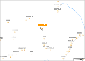 map of Kinga