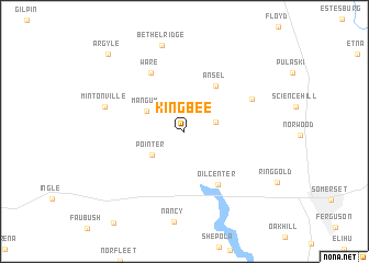 map of Kingbee