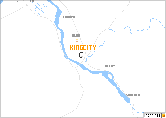 map of King City