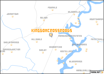 map of Kingdom Crossroads