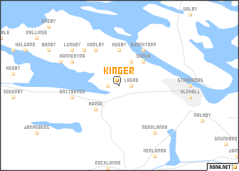 map of Kinger