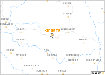 map of Kingete