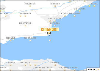 map of Kinghorn