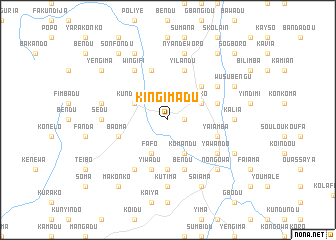 map of Kingimadu