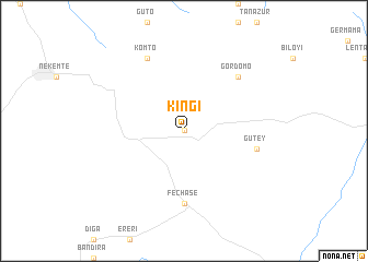 map of Kingi