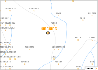 map of Kingking