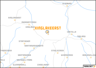 map of Kinglake East