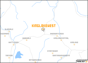 map of Kinglake West