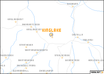 map of Kinglake