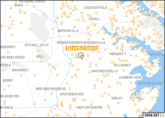 map of King Manor