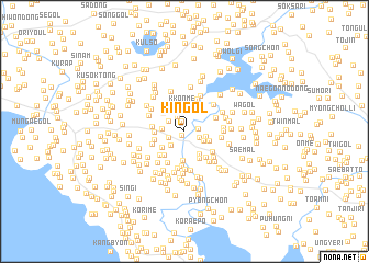 map of Kin-gol