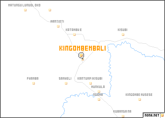 map of Kingombe-Mbali