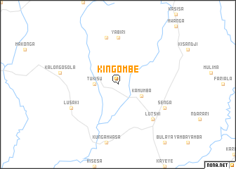 map of Kingombe