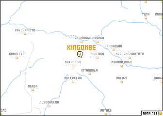 map of Kingombe