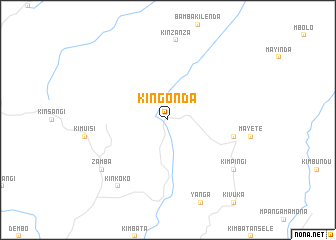 map of Kingonda