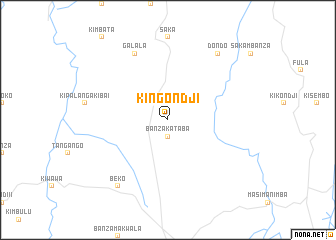 map of Kingondji