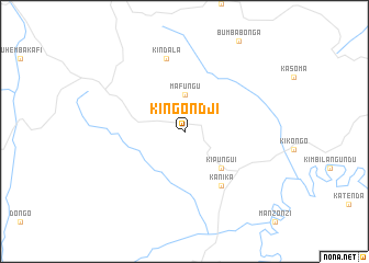 map of Kingondji