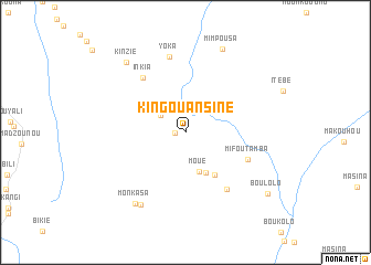 map of Kingouansine