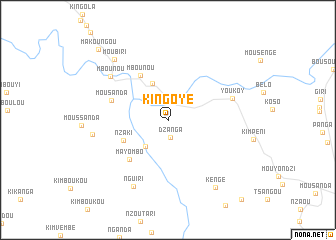 map of Kingoyé