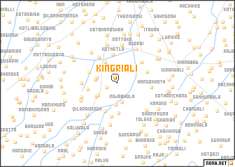 map of Kingrīāli