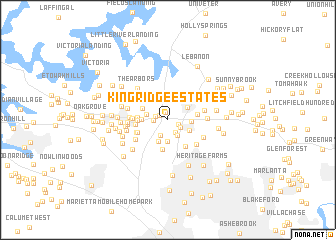 map of Kingridge Estates